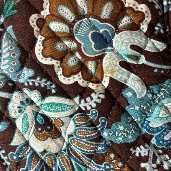 Vera Bradley Retired Java Blue Weekender Bag - Picture 5 of 5